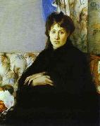 Berthe Morisot Portrait of a Woman oil painting artist